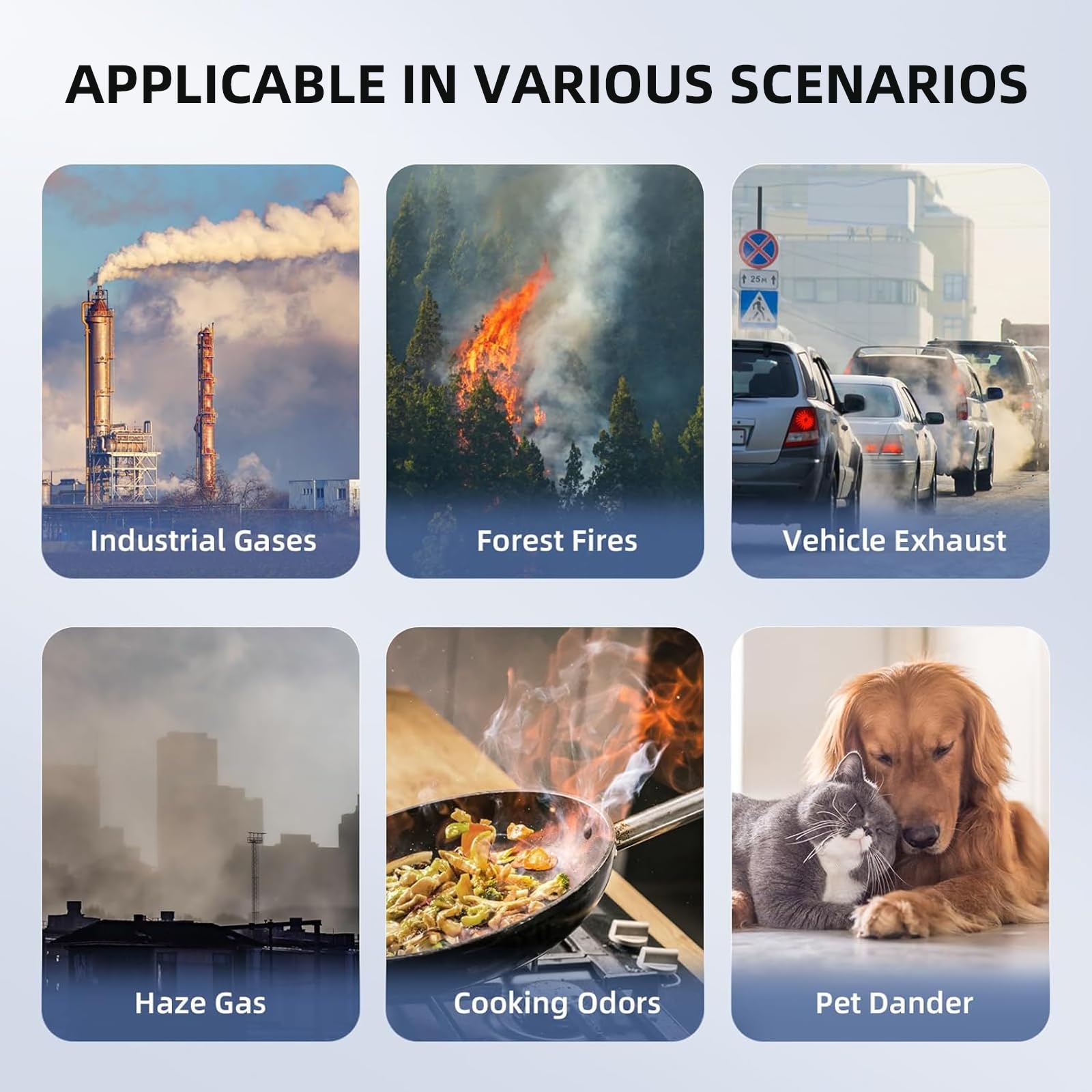 FMDZFL 400 True HEPA 14 Replacement Filter 2 Pack Compatible with Puro 400 Air Purifier 3 in 1 True HEPA and Activated Carbon Filter - View 6 of 6