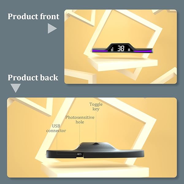 Liiiyuan Liiiyuan G15 Heads Up Display Digital GPS Speedometer with Fatigue Driving Alarm and Speed Alarm USB Plug and Play for All Cars - View 10 of 11