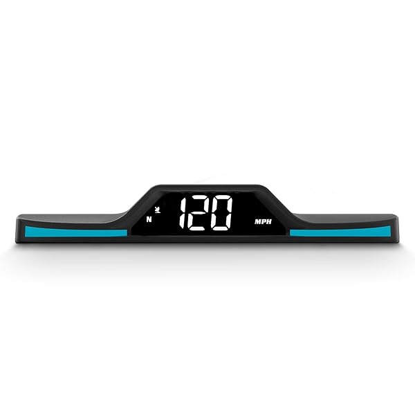 Liiiyuan Liiiyuan G15 Heads Up Display Digital GPS Speedometer with Fatigue Driving Alarm and Speed Alarm USB Plug and Play for All Cars - View 2 of 11