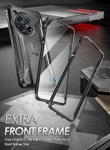 Poetic Poetic Revolution Case for OnePlus 12 5G (2024) - Rugged, Shockproof, Built-in Screen Protector & Kickstand - View 6 of 8