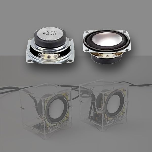 ISolderStore ISolderStore 2 Pack 2 Inch 4Ohm 3W Full Range Audio Speakers for Arduino Stereo Woofer Loudspeaker - View 4 of 7