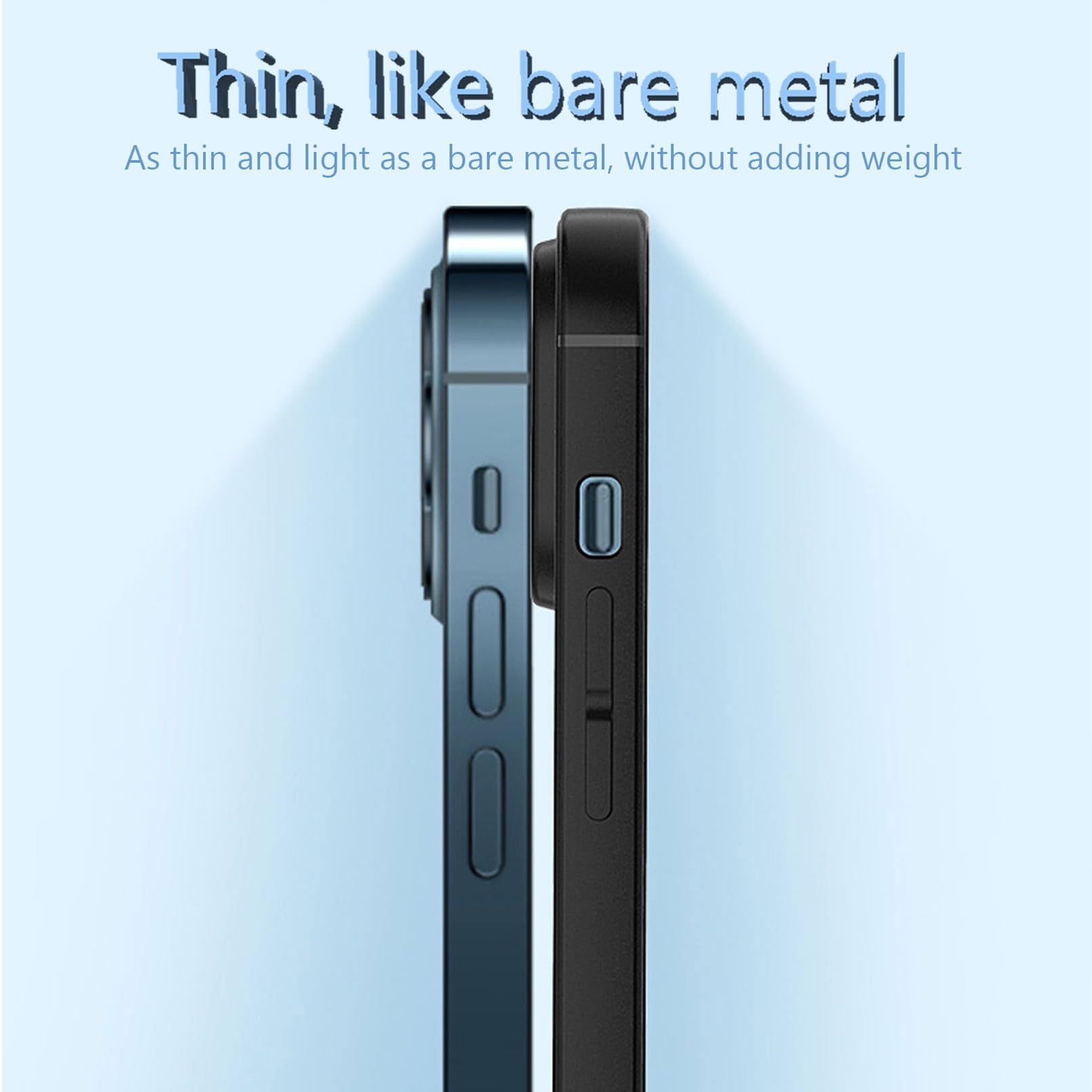 HGJTFANY Asus ROG Phone 8 Pro Case HGJTFANY 2 Pieces Shockproof Soft TPU Bumper Shell Ultra-Thin Silicone Cover 360 Drop Protection Black - View 8 of 9