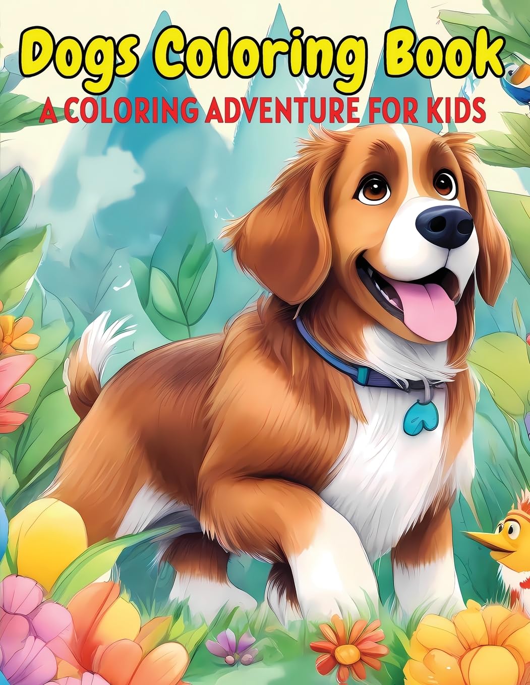 Dogs Coloring Book for Kids Fun and Creative Coloring Adventure for Young Artists