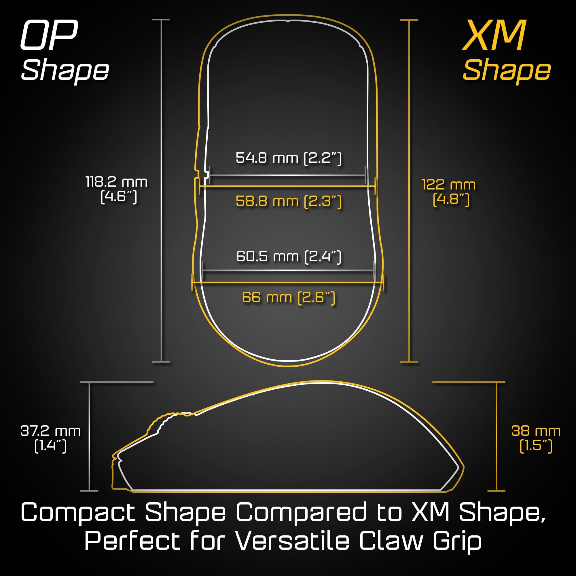 ENDGAME GEAR ENDGAME GEAR OP1 8k Wired Gaming Mouse with 8000Hz Polling PixArt PAW3395 Sensor and Kailh GX Switches in Black - View 3 of 9