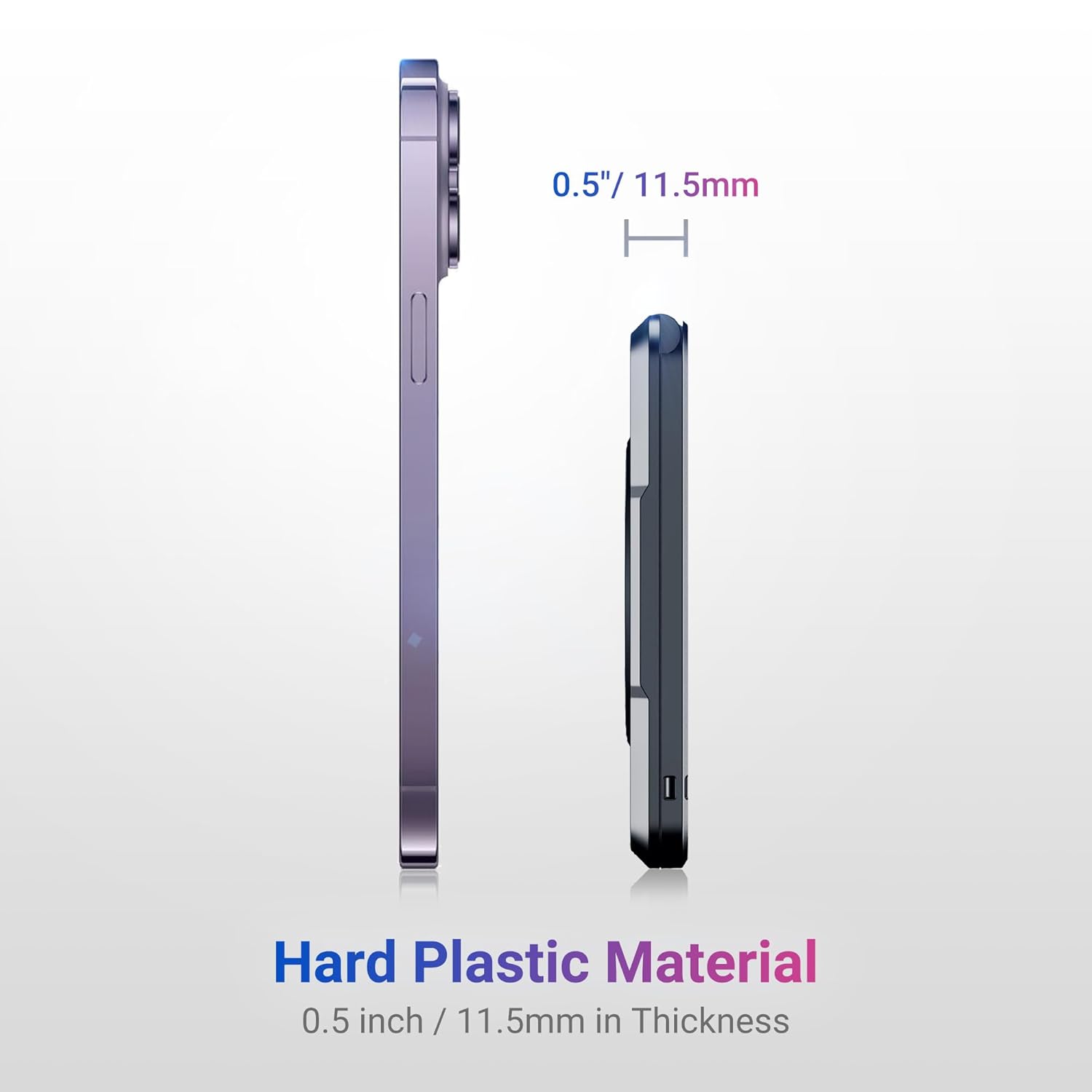 PROfezzion PROfezzion Double Sided Magnetic Phone Wallet RFID Blocking Card Holder for iPhone 16 15 14 13 12 Pro Max Plus MagSafe Compatible - View 7 of 9