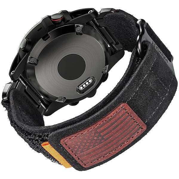 hemsut h Premium Leather Bands for Garmin Fenix 5X Plus, 6X, 7X & More - Stylish Replacement Straps - View 2 of 8