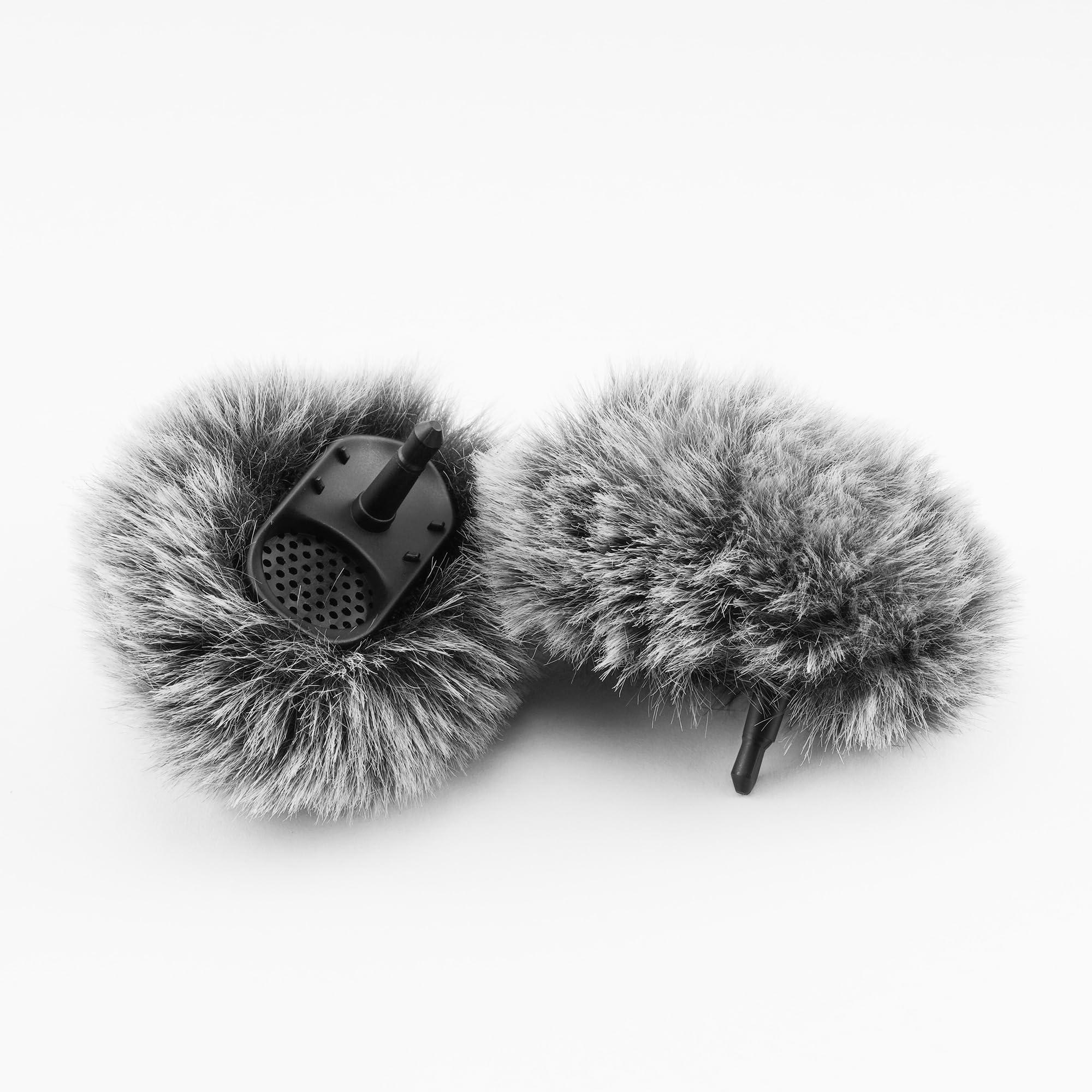 JCMOYUTY Windscreen for DJI Mic 2 Transmitter and OSMO Pocket 3 External Microphone Furry Cover 2-Pack Wind Muff Accessory