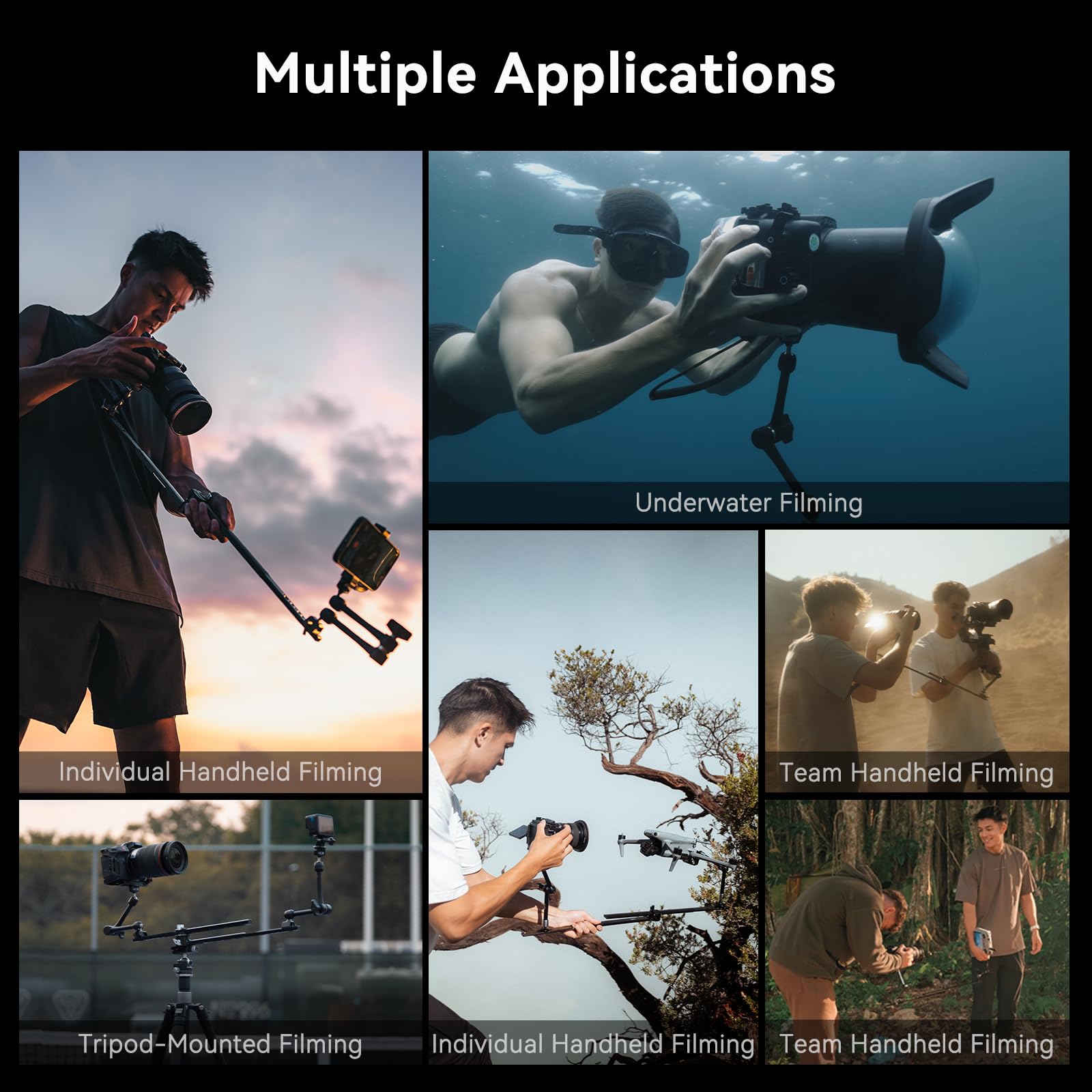 SMALLRIG SmallRig x Mikevisuals Tracking POV Kit Extendable Arm for Couples Photography Tripod Mode Max Load 3kg MD4362 - View 7 of 8