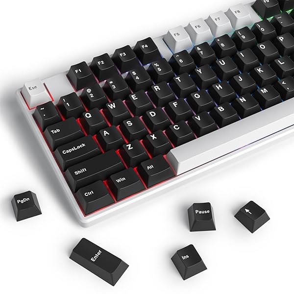 iTastatur iTastatur WOB Custom Gaming Keycaps 60 Percent 168 Keys PBT Double Shot Cherry Profile for Mechanical Keyboards