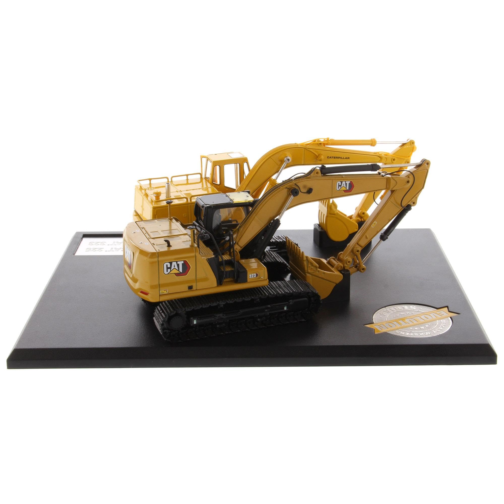 Diecast Masters Diecast Masters 1:50 Scale Cat 225 and 323 Excavators Evolution Series 85715 for Collectors and Construction Enthusiasts - View 5 of 9