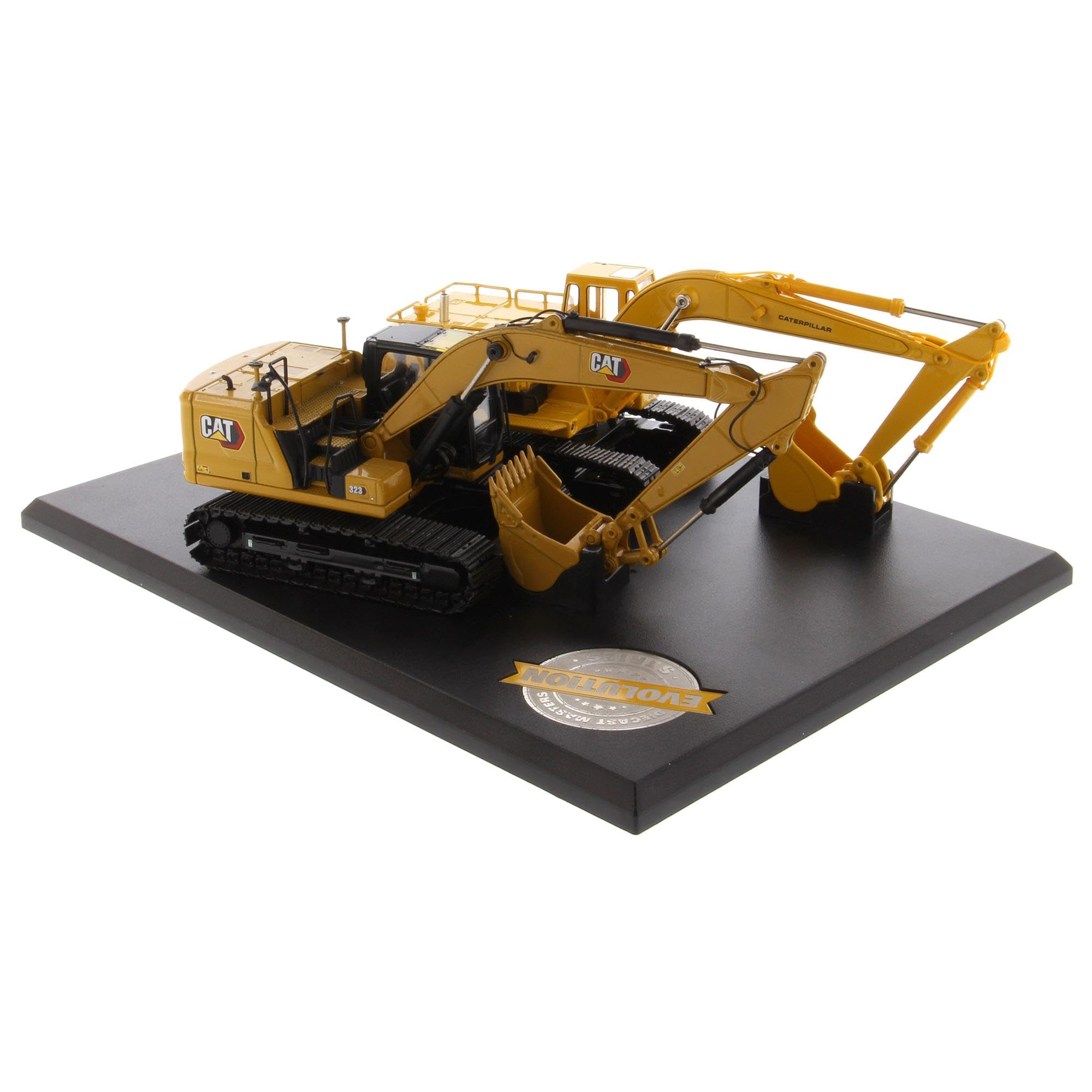 Diecast Masters Diecast Masters 1:50 Scale Cat 225 and 323 Excavators Evolution Series 85715 for Collectors and Construction Enthusiasts - View 6 of 9