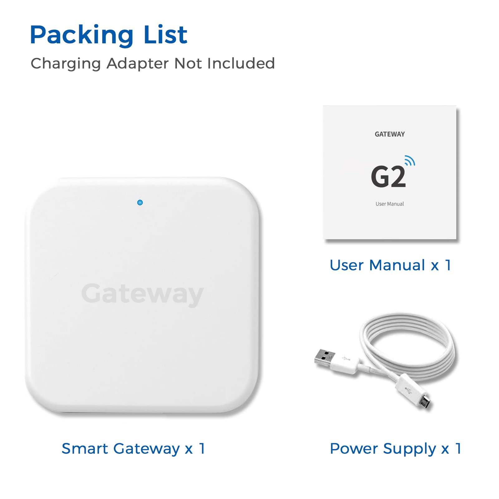 KUCACCI WiFi G2 Gateway for Kucacci H15B T17 Smart Lock Remote Control Hub Compatible with TTLock Google Home Alexa Voice Control - View 8 of 8