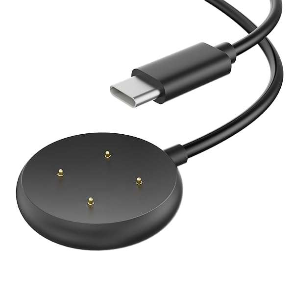 AWINNER AWINNER Google Pixel Watch 2 Charger Cable - Fast Charging Type C Port (Black, 2 Pack) - Compatible & Durable - View 10 of 10