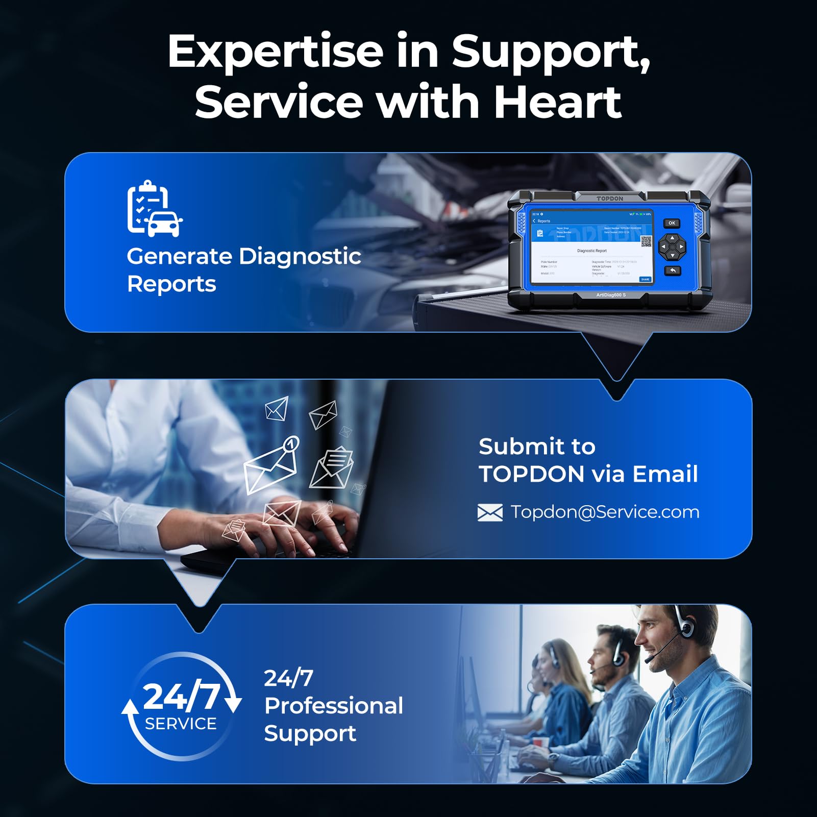 TOPDON TOPDON AD600S OBD2 Scanner: Advanced Diagnostic Tool with 9 Reset Services & Free Lifetime Updates - View 7 of 9