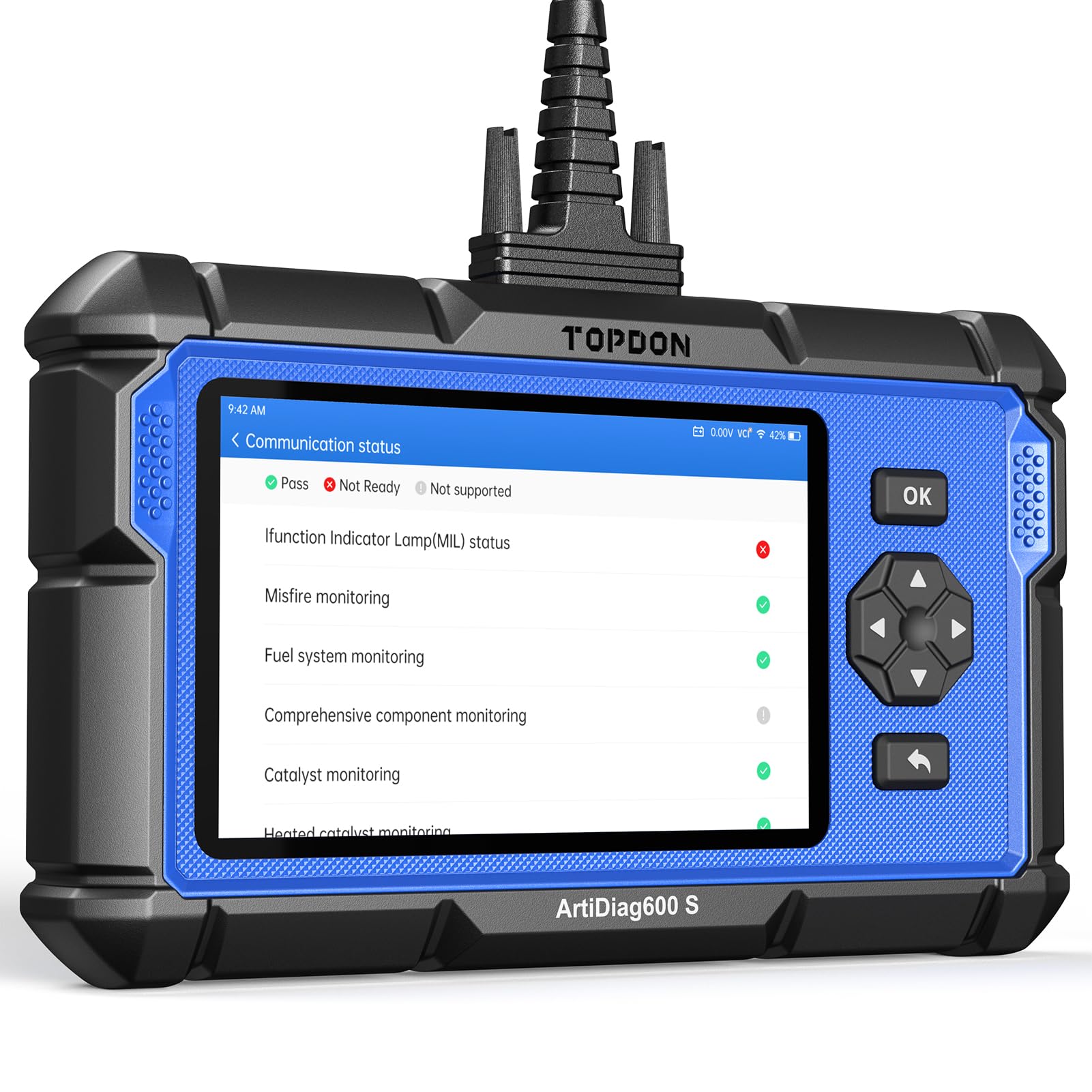 TOPDON TOPDON AD600S OBD2 Scanner: Advanced Diagnostic Tool with 9 Reset Services & Free Lifetime Updates - View 9 of 9