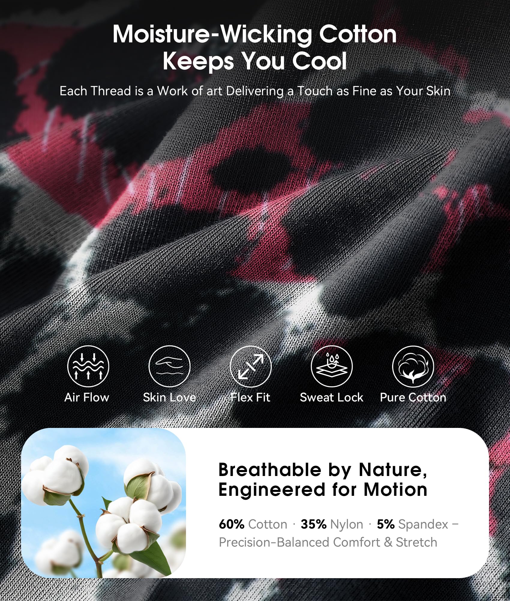 MUSICOZY MUSICOZY Sleep Headphones Bluetooth 54 Wireless Earbuds with HD Stereo Speakers for Running Workout Jogging Yoga Gift - View 7 of 8