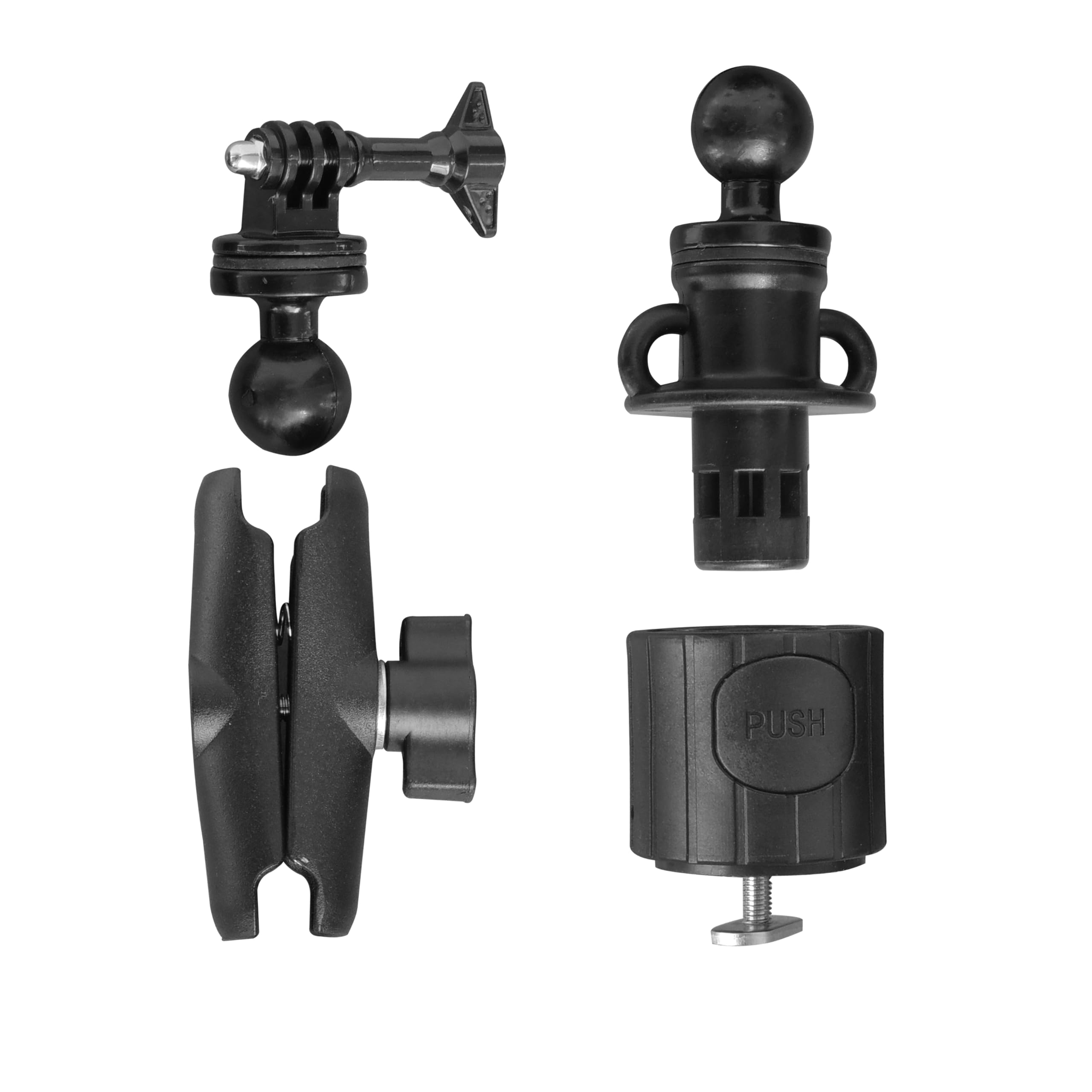 KUNPENG KUNPENG 360 Degree Kayak Action Camera Mount Universal Adjustable Compatible with Hero 12 11 10 9 8 7 Ball Head Camera Holder - View 2 of 5