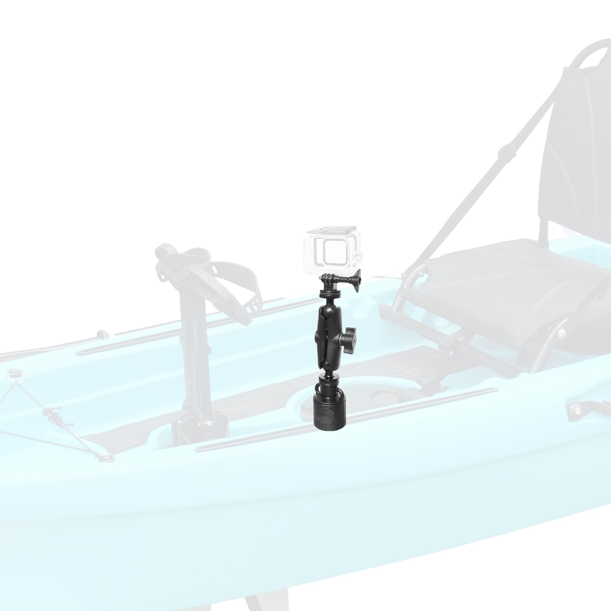 KUNPENG KUNPENG 360 Degree Kayak Action Camera Mount Universal Adjustable Compatible with Hero 12 11 10 9 8 7 Ball Head Camera Holder - View 5 of 5