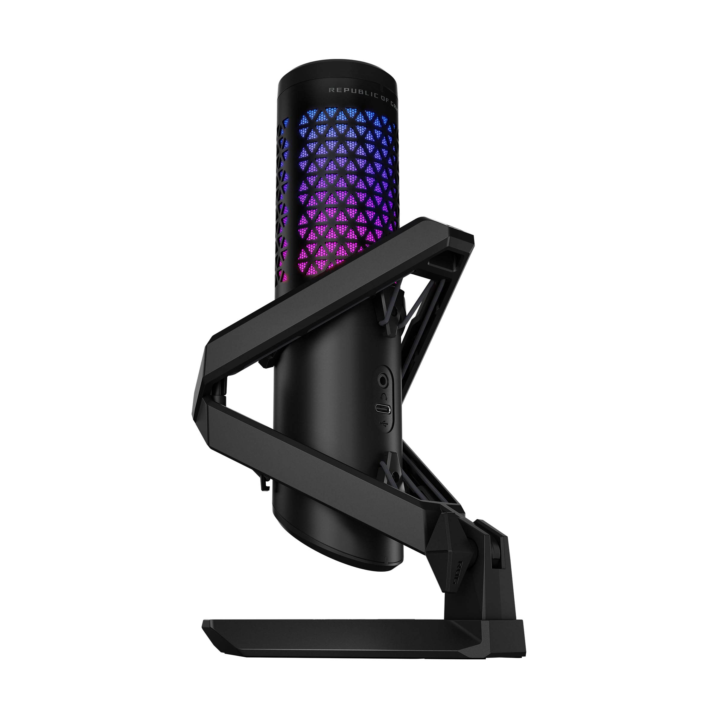 ASUS ASUS ROG Carnyx USB Gaming Microphone with 25mm Condenser Capsule and Aura Sync RGB for High-Quality Streaming and Recording - View 9 of 9