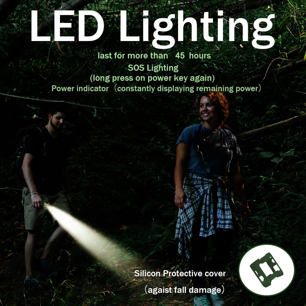 CAZOKASI CAZOKASI 2024 Upgrade 10000mAh Waist Clip Portable Body Fan with 40H Cooling for Heatstroke Prevention Green - View 3 of 7