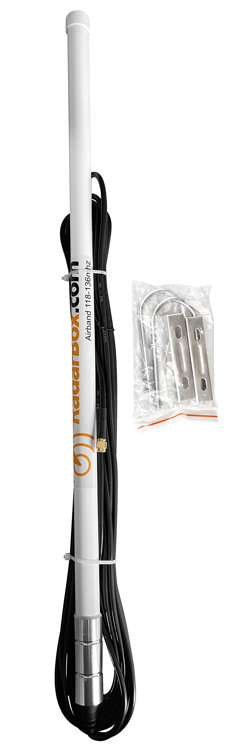 AirNav AirNav Radar VHF Airband Outdoor Antenna 118-136 MHz with SMA Connector for Enhanced Signal Reception