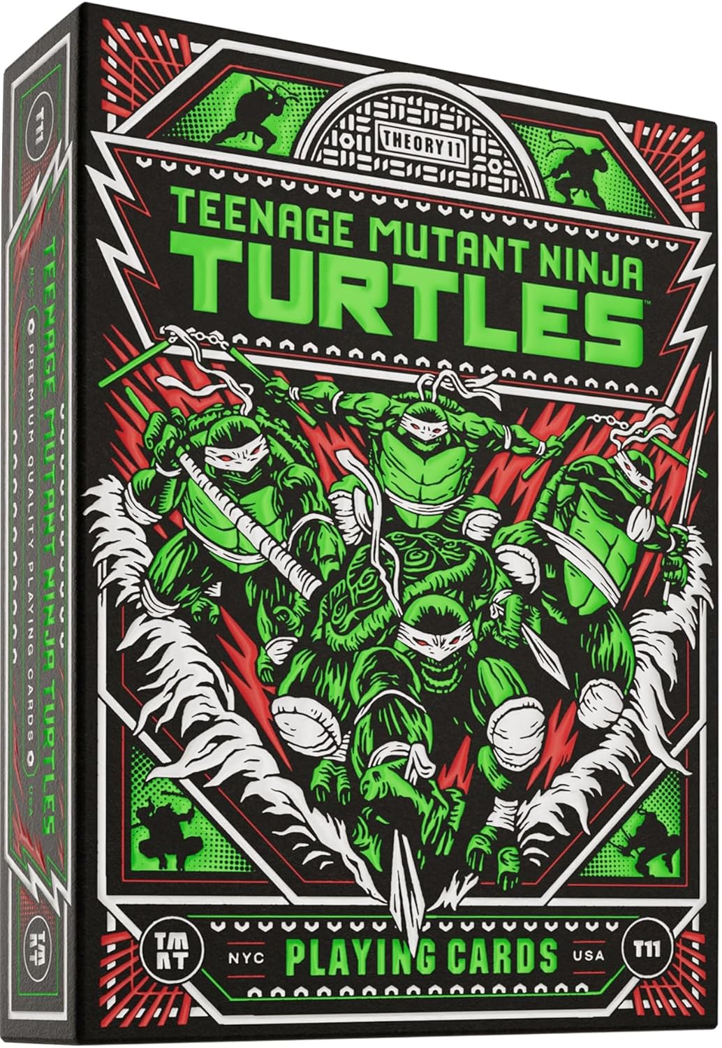 theory11 Theory11 Teenage Mutant Ninja Turtles Premium Playing Cards Luxury Poker Size Standard Index
