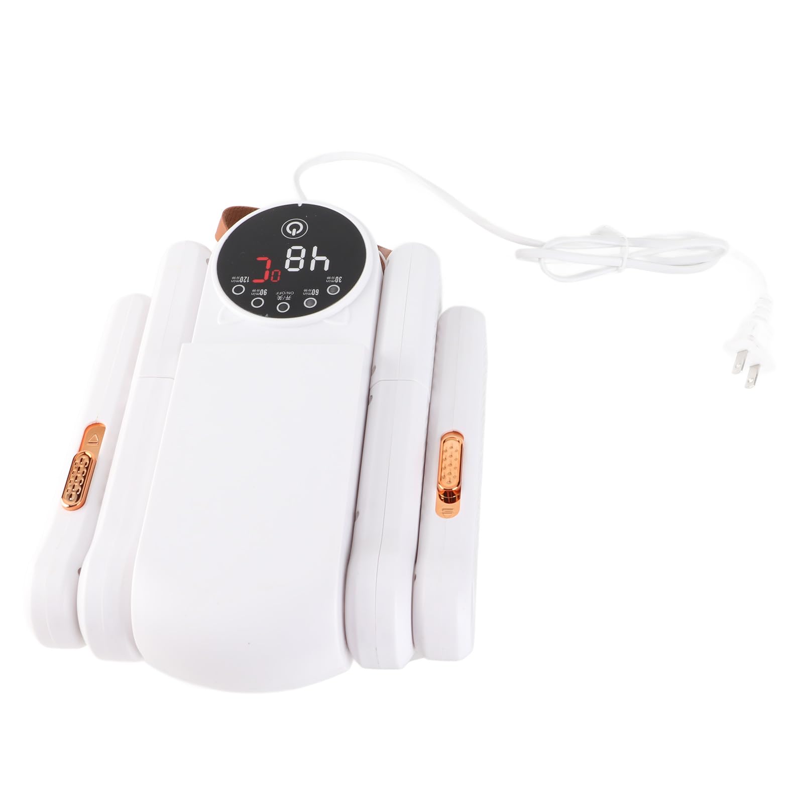 Pomya Electric Shoe Dryer Boot Dryer, Portable Ultra Quiet Shoe Dryer & Warmer for Work Boots, Gloves & Shoes, 4 Drying Heads for 2 Pairs, Folding Design, Timing Function (A) - View 8 of 9