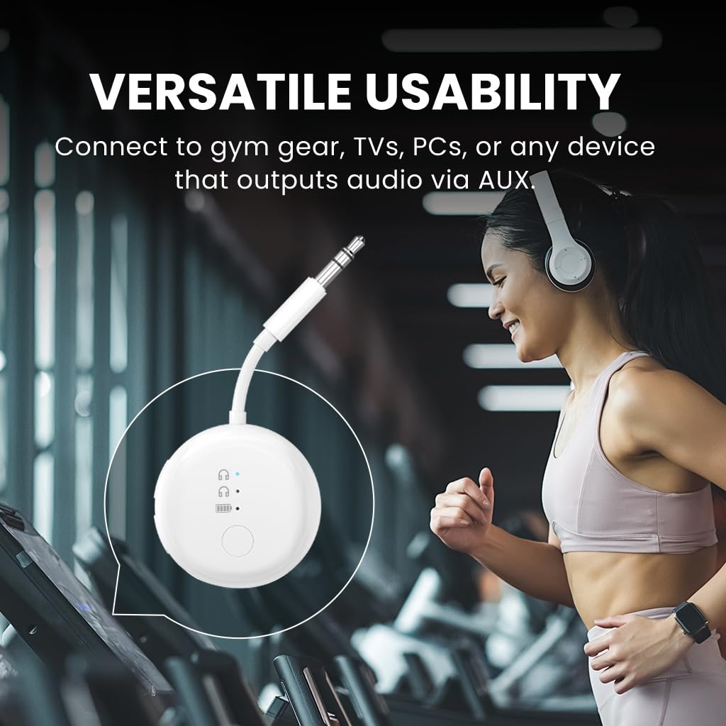 Avantree Avantree SoundJet R1 Bluetooth 5.3 Adapter for AirPods and Headphones 20hr Playtime Wireless Audio Transmitter for Travel and Gym - View 6 of 8