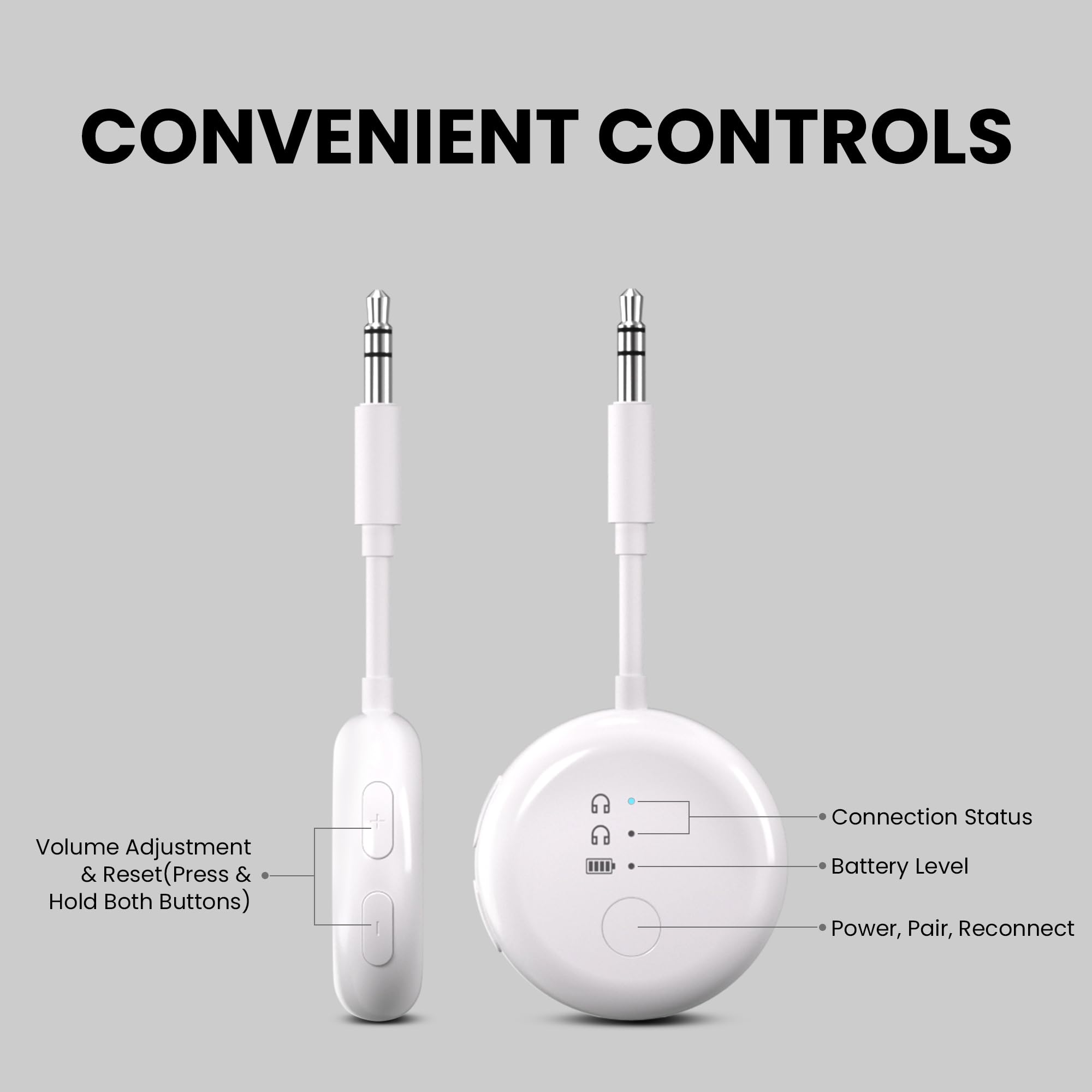 Avantree Avantree SoundJet R1 Bluetooth 5.3 Adapter for AirPods and Headphones 20hr Playtime Wireless Audio Transmitter for Travel and Gym - View 7 of 8