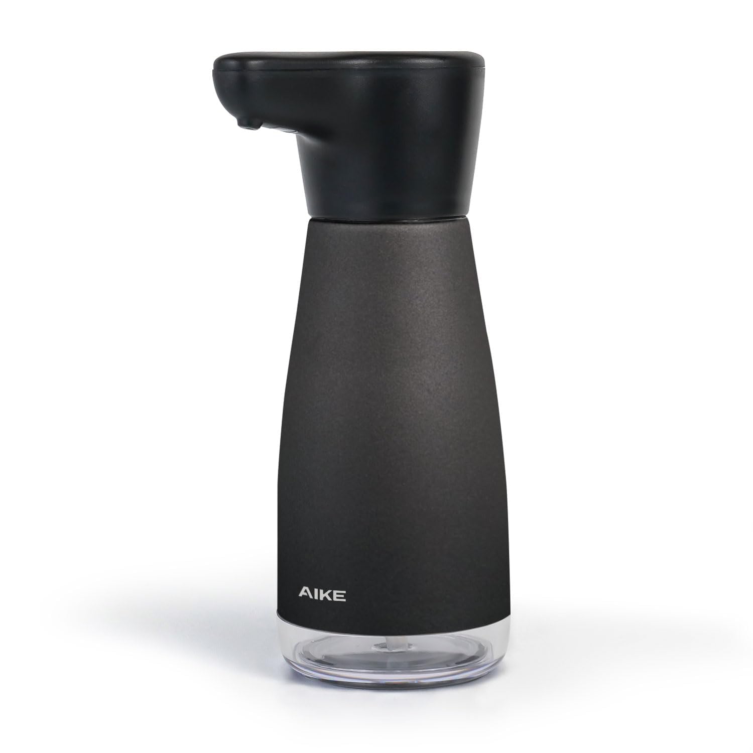 AIKE AIKE Magnetic Charging Waterproof Automatic Soap Dispenser Liquid Soap Anti-Fingerprint Black Coating 14fl.oz Model AK1337