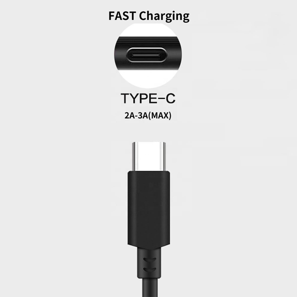 Jienk Jienk 5Pcs 25CM USB Type-C 2 Core Pigtail Cable 3A 5V Male Plug to Bare Wire for DIY Repair Black - View 4 of 7