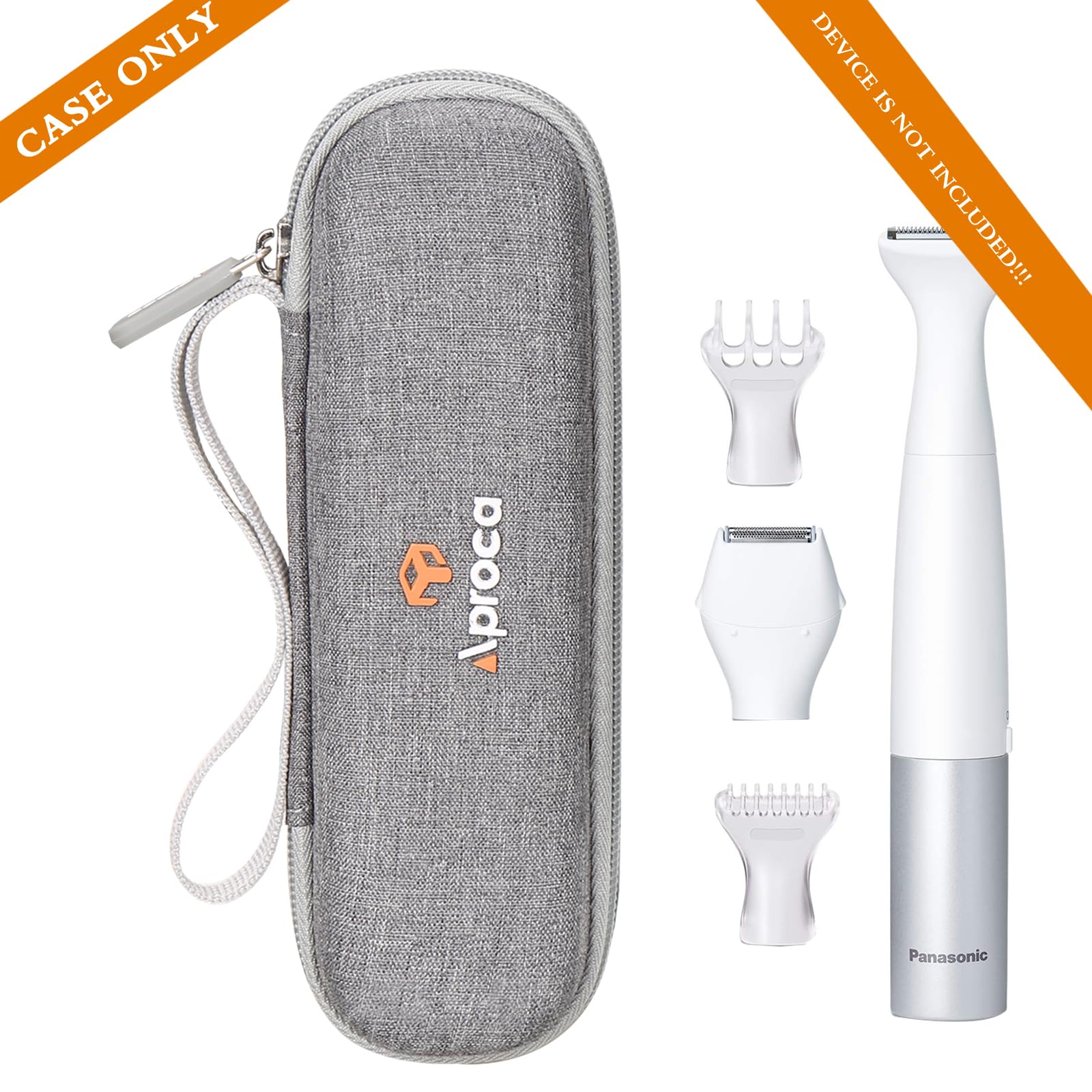 Aproca Aproca Hard Travel Storage Case for Panasonic Bikini Trimmer Shaver with 4 Attachments - View 5 of 9