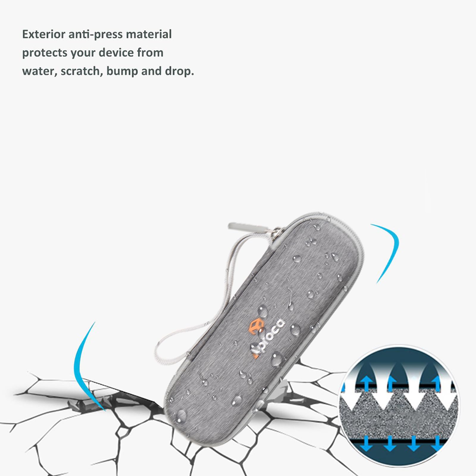 Aproca Aproca Hard Travel Storage Case for Panasonic Bikini Trimmer Shaver with 4 Attachments - View 8 of 9