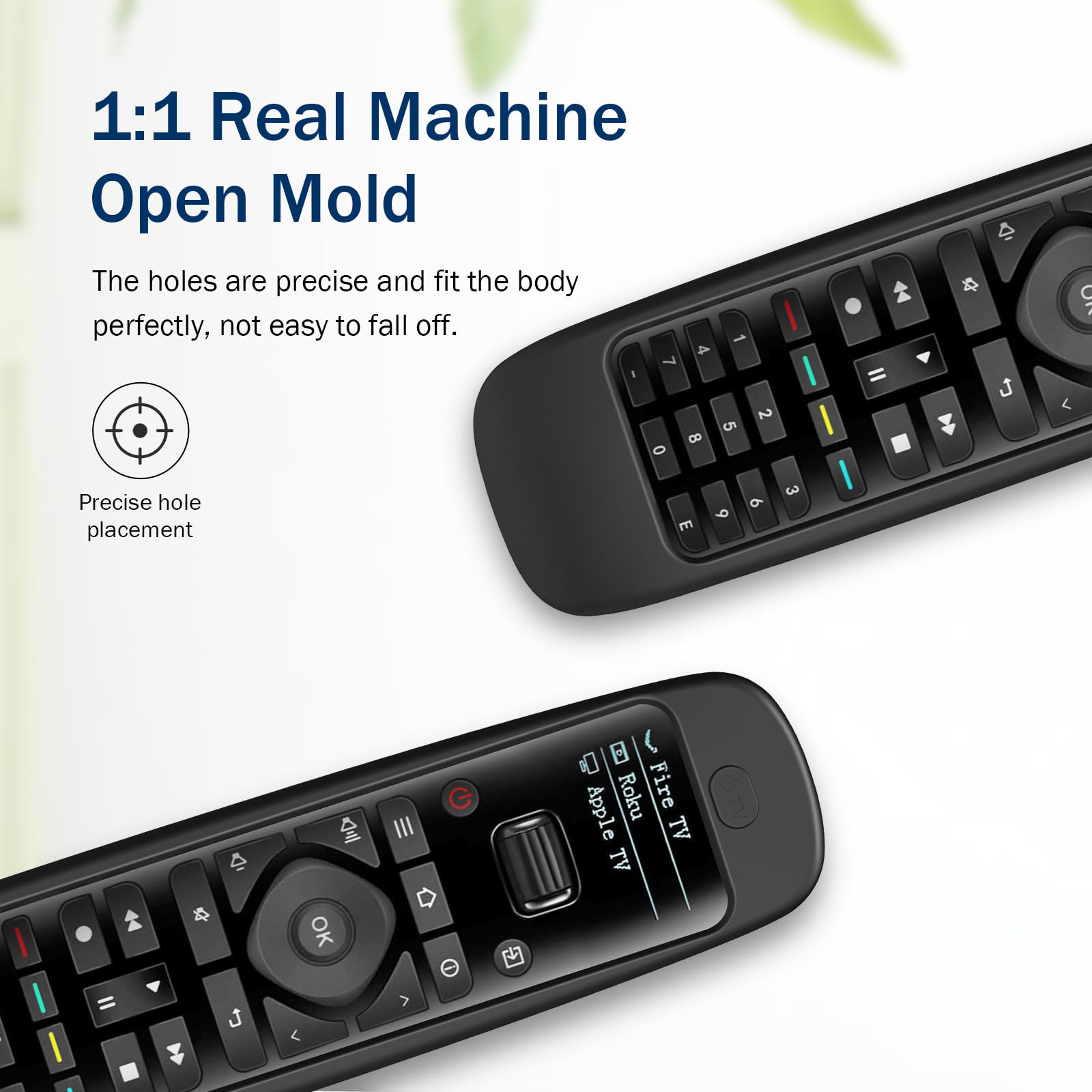 JCMOYUTY JCMOYUTY Black Silicone Sleeve Cover for SofaBaton U2 Universal Remote Protective Case - View 2 of 6