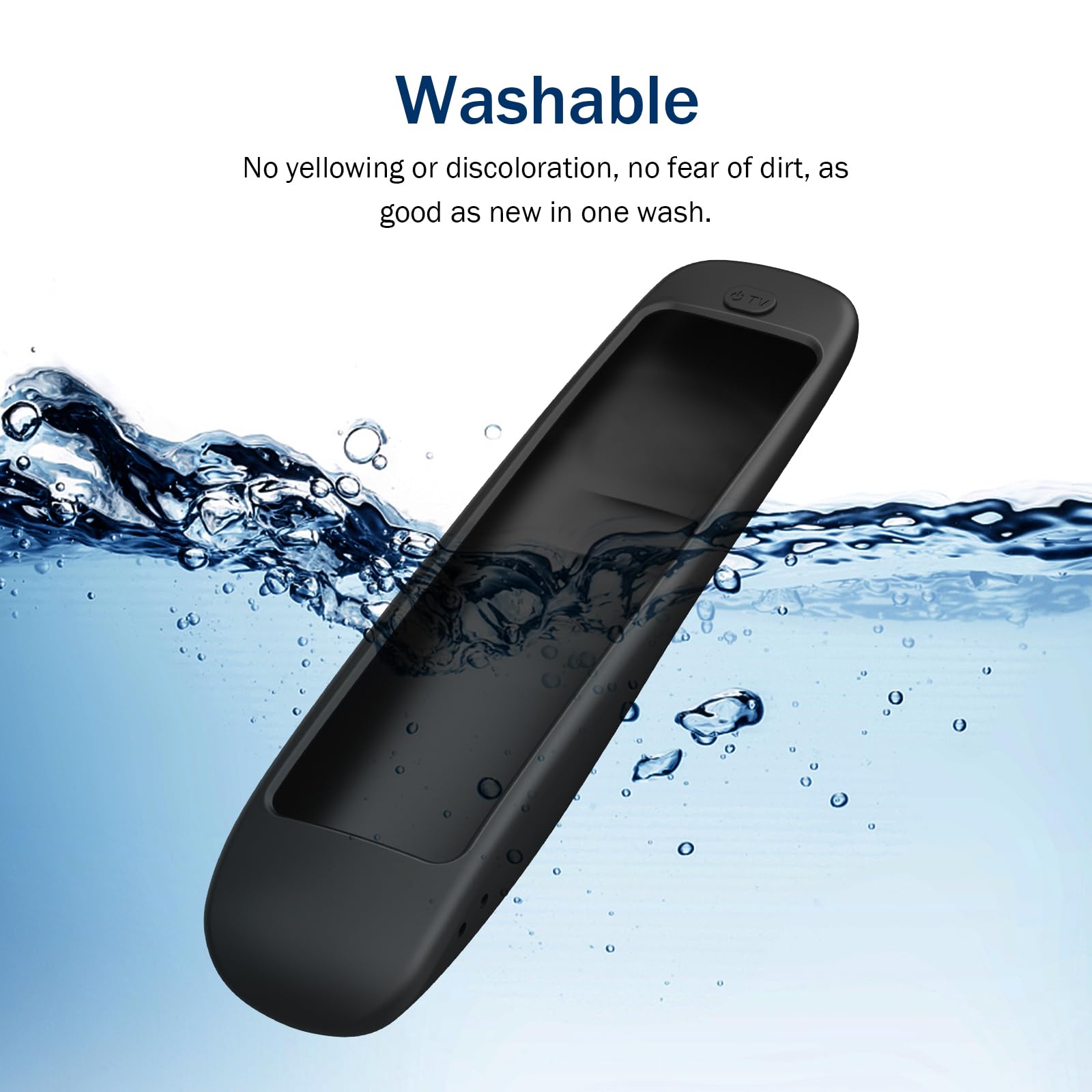 JCMOYUTY JCMOYUTY Black Silicone Sleeve Cover for SofaBaton U2 Universal Remote Protective Case - View 5 of 6