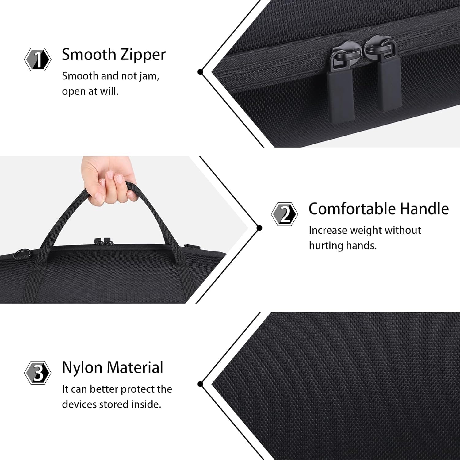 co2CREA co2CREA Hard Travel Case for Xtreme 4 Portable Bluetooth Speaker Durable Black Protection - View 4 of 9