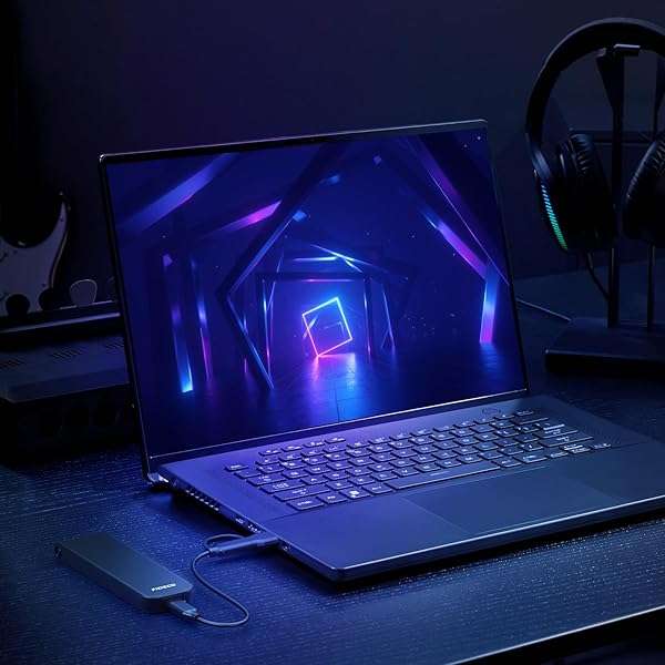 FIDECO FIDECO M.2 NVMe SSD Enclosure, USB 3.2 Gen 2 to M.2 NVMe Enclosure, PCIe NVMe Adapter for M &amp; M+B Key, Sandwich Style Design, Tool-Free Installation, Support UASP and TRIM - View 9 of 11