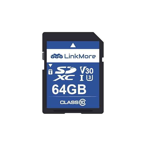 LinkMore LinkMore 64GB SD Card for Camera & PC - UHS-I U3 V30 Class 10, 90MB/s Read, 50MB/s Write Speed - View 3 of 6