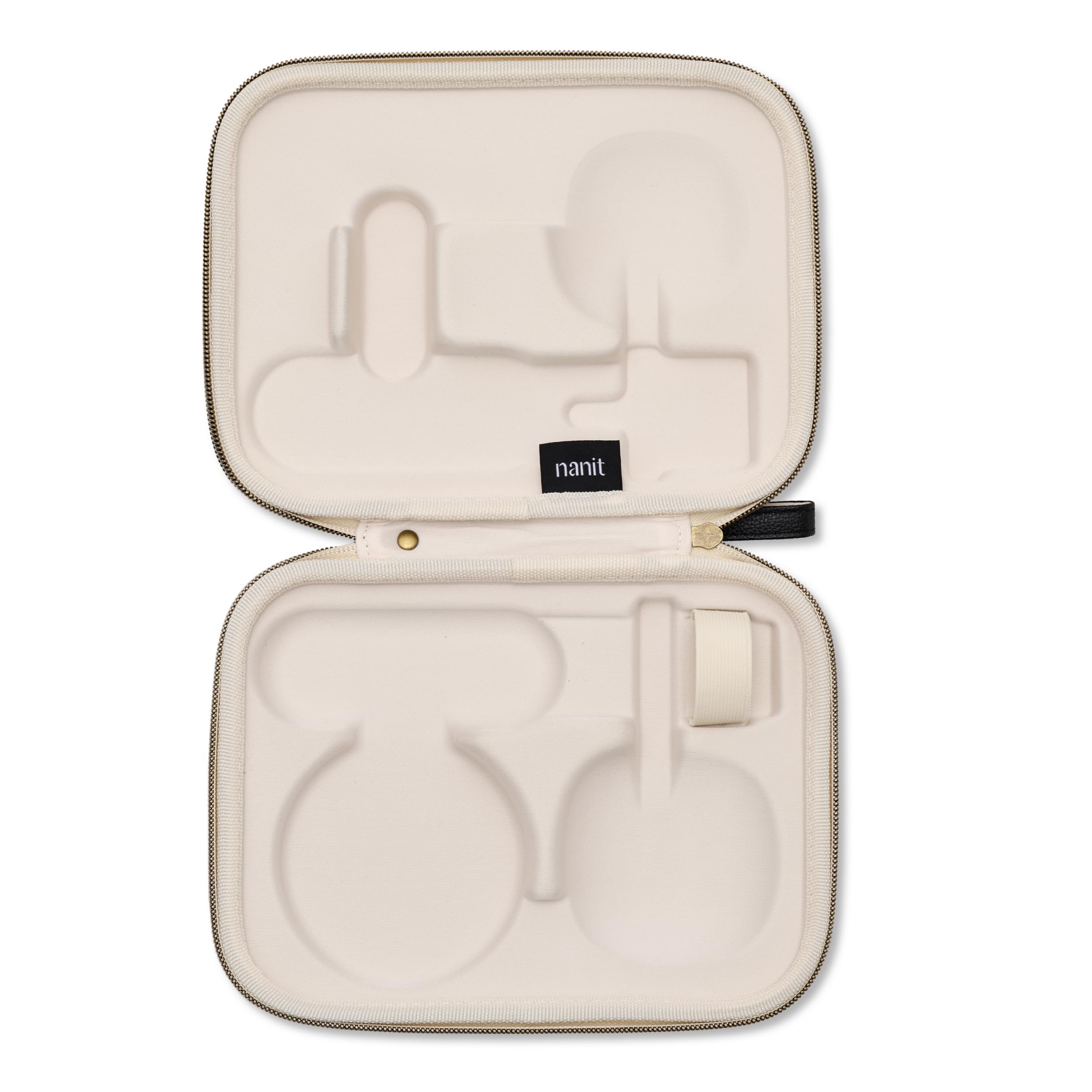 Nanit Nanit Travel Case Protective Hard Shell Carrying Case for Nanit Pro Baby Monitor and Multi Stand Travel Accessory Two Tone Canvas - View 3 of 4