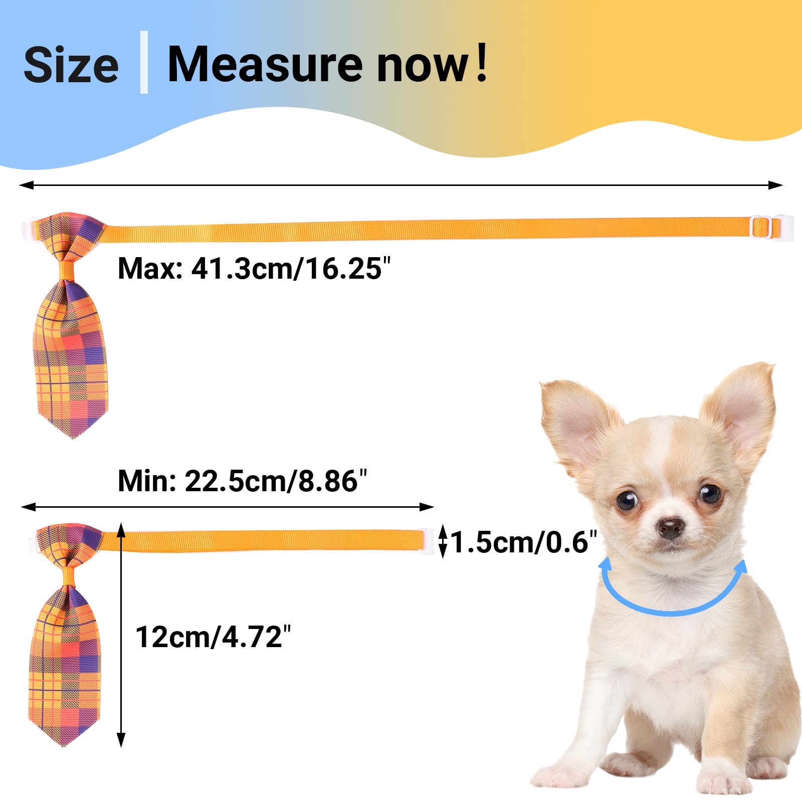 Segarty Segarty Small Dog Ties 80 PCS Adjustable Assorted Pattern Bow Ties for Small Dogs Cats Grooming Puppy Neckties Holiday Costumes Gift - View 2 of 7