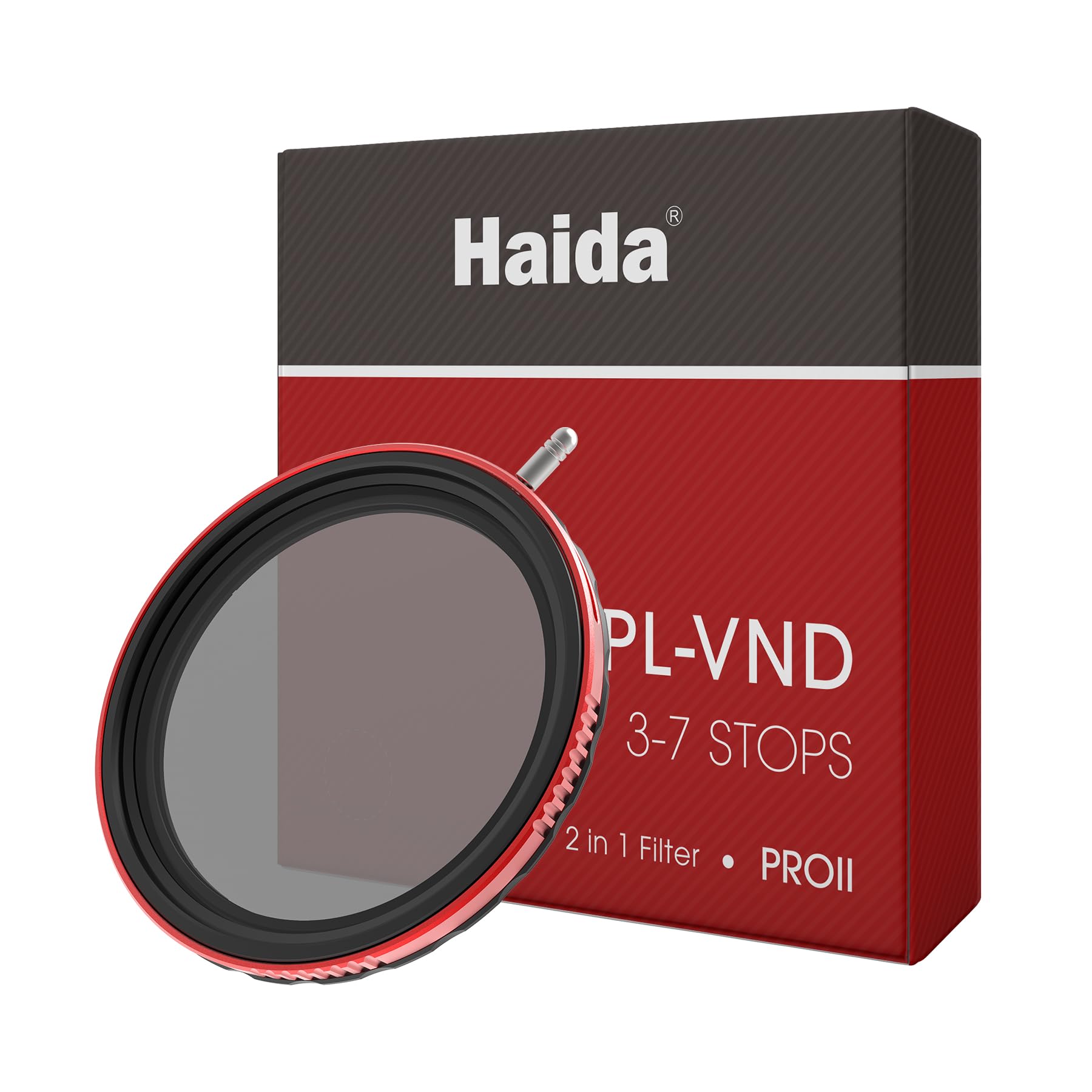 Haida Haida 95mm 2 in 1 ND8-ND128 Adjustable Filter for Camera Lens with Multi-Coating Polarizer and Lens Cap Pro II-Series