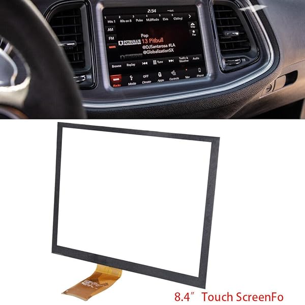 Yondista LA084X01 8.4 Inch Uconnect Touch Screen Digitizer for Ram 1500 2500 3500 Chrysler Dodge Durango Challenger Grand Cherokee Wrangler 2017 2020 - View 4 of 10