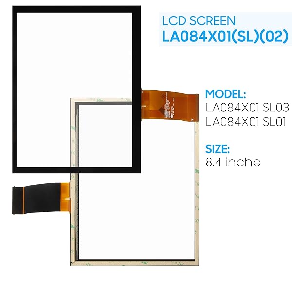 Yondista LA084X01 8.4 Inch Uconnect Touch Screen Digitizer for Ram 1500 2500 3500 Chrysler Dodge Durango Challenger Grand Cherokee Wrangler 2017 2020 - View 6 of 10