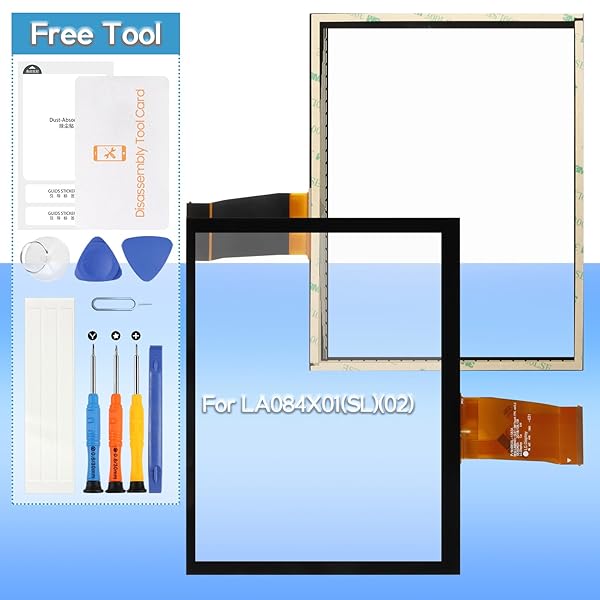 Yondista LA084X01 8.4 Inch Uconnect Touch Screen Digitizer for Ram 1500 2500 3500 Chrysler Dodge Durango Challenger Grand Cherokee Wrangler 2017 2020 - View 3 of 10