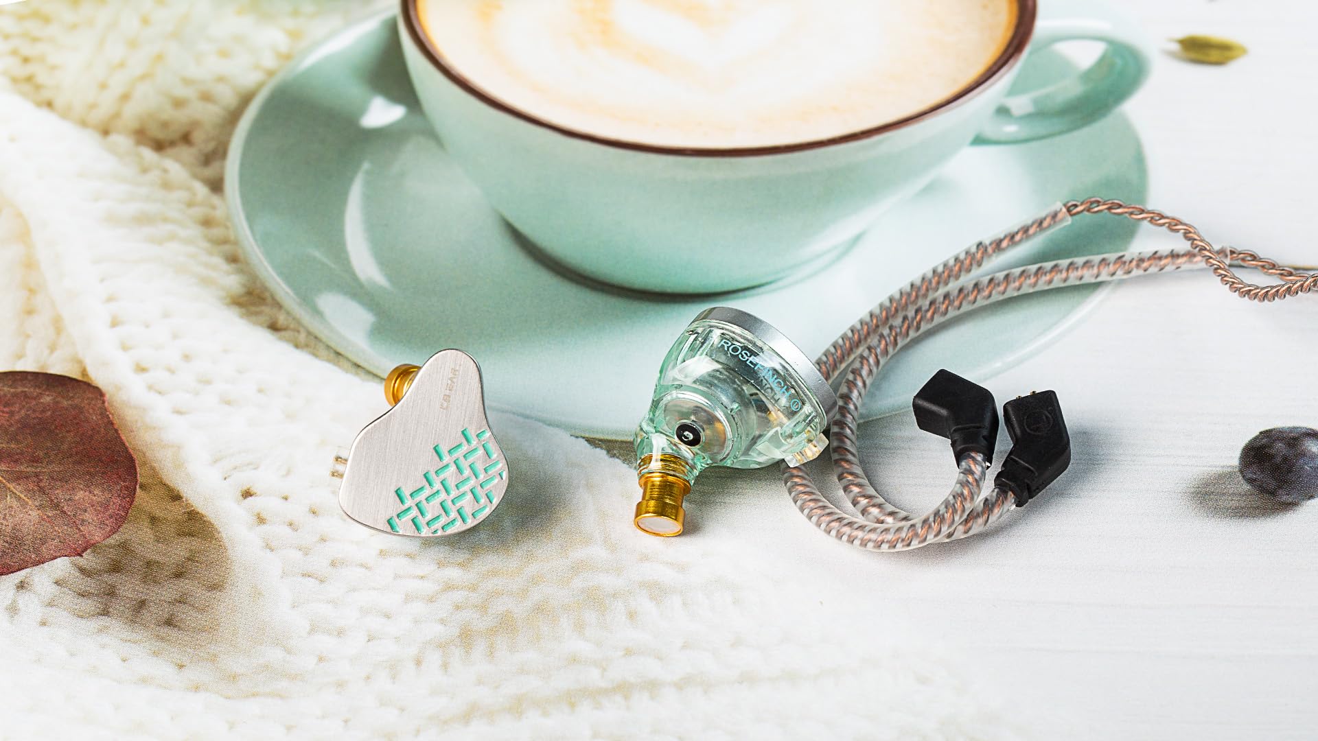 Kinboofi Kinboofi KBEAR Rosefinch Noise Cancelling In-Ear Headphones with Zinc Alloy Faceplate and Detachable Cable for Singers Pale Purple - View 6 of 7