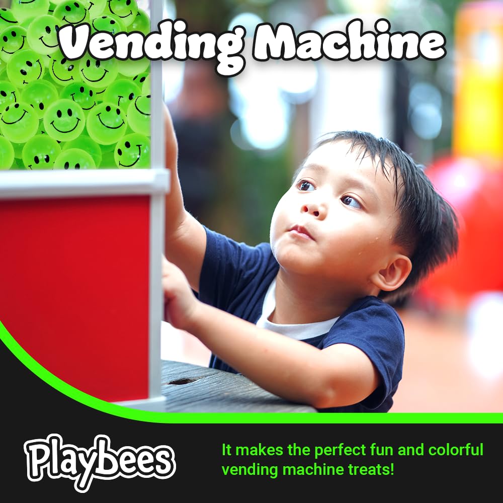 Playbees Playbees Glow in The Dark Bouncy Balls 144 Pack Super Bouncy 1 Inch Balls for Kids Vending Machines and Goodie Bag Stuffers - View 6 of 9