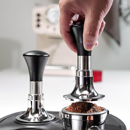 CAPFEI 54mm Espresso Tamper Self Adjustable with Sound Feedback Calibrated Spring Loaded for Breville Stainless Steel Flat Base - View 8 of 8