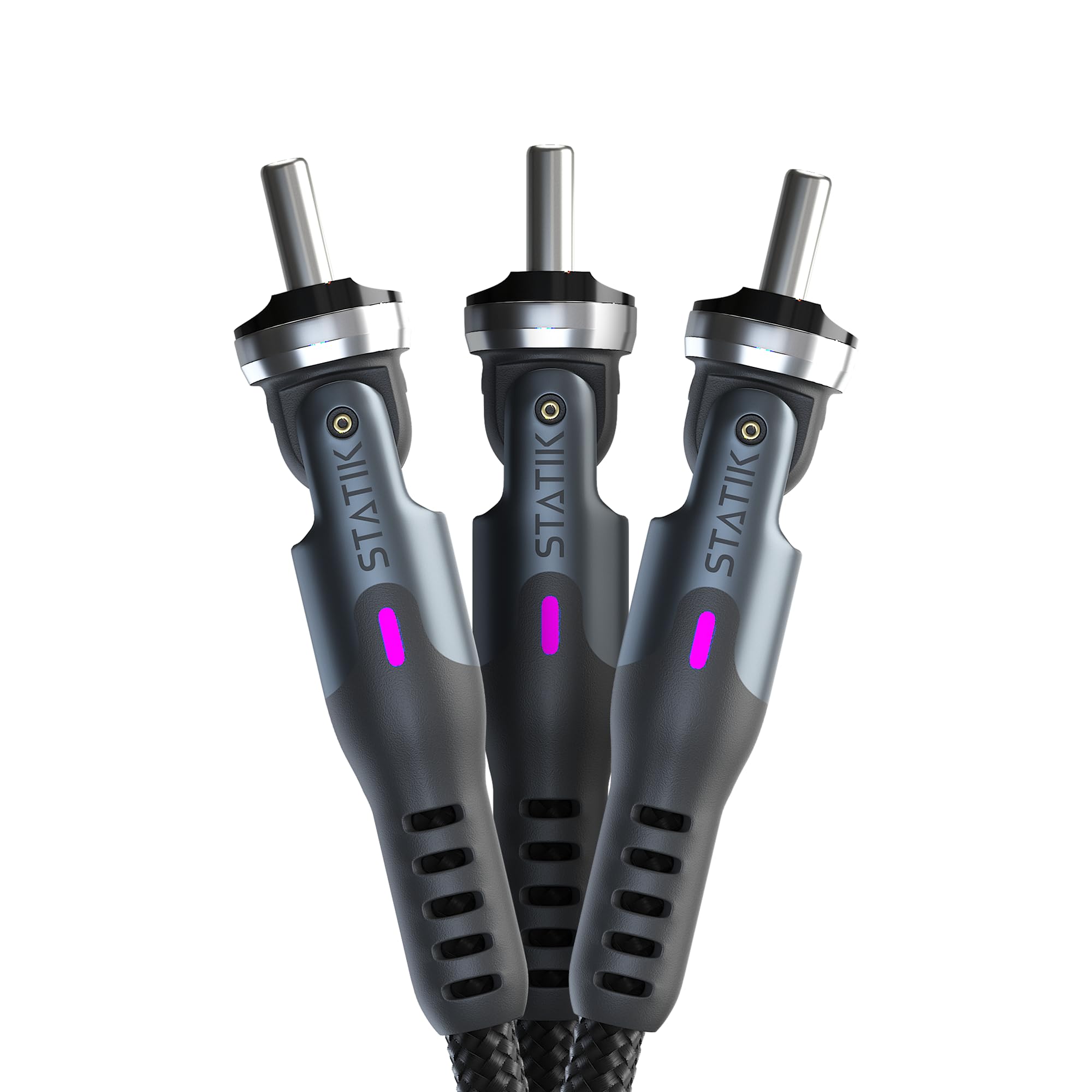 Statik Statik PowerPivot 90 Degree USB to USB C Cable 12W Right Angle 360 Rotating Swivel Head Data Transfer Charger Cord 6FT 3-Pack - View 8 of 9