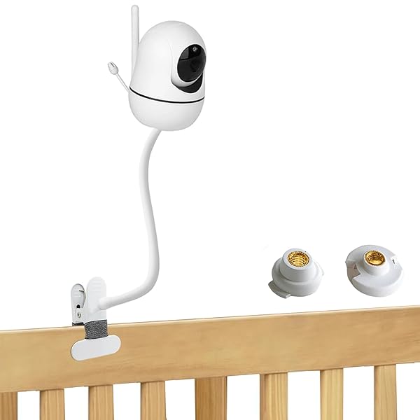 Didalo Flexible Baby Monitor Clip Clamp Mount for HelloBaby HB6550 HB65 HB66 HB248 ANMEATE SM935E iFamily 43E Kidsneed SM935 Easy Installation