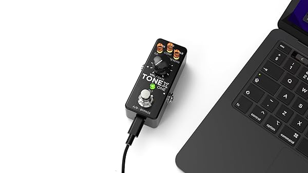 IK Multimedia IK Multimedia TONEX One AI MultiFX Micro-Pedal for Electric Guitar Amp and Effects Modeling - View 4 of 9